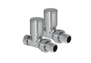 SSI Design radiatorkraan recht RVS gepolijst