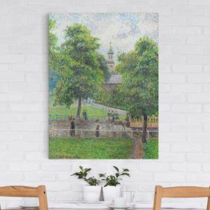 Klebefieber Leinwandbild Kunstdruck Camille Pissarro - Saint Anne's Church