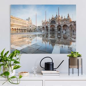 Klebefieber Leinwandbild Markusplatz in Venedig