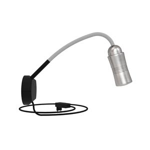 Top Light Neo! Flex Hotel II LED wandlamp, alu/zilver