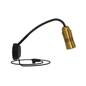 Top Light Neo! Flex Hotel II LED wandlamp messing/zwart