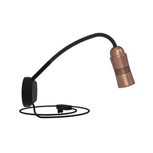 Top Light Neo! Flex Hotel II LED wandlamp koper/zwart