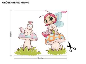 Klebefieber Wandtattoo Kinderzimmer NICI - Feeoly und Theodor machen eine Pause
