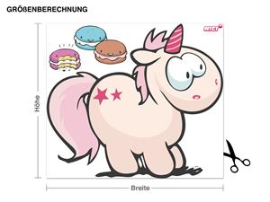 Klebefieber Wandtattoo Kinderzimmer NICI - Theodor & Rainbow Flair mit Eis