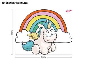 Klebefieber Wandtattoo Kinderzimmer NICI - Rainbow Flair mit Regenbogen