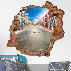 Klebefieber Wandtattoo Kinderzimmer Skate Graffiti