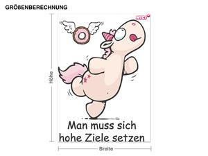Klebefieber Wandtattoo Kinderzimmer NICI - Theodor fängt einen Donut