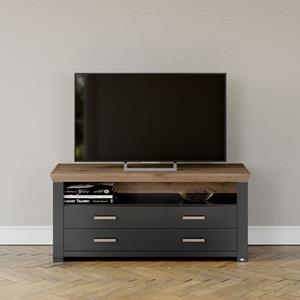 set one by Musterring Tv-meubel York Type 32, met 4 laden, verlichting optioneel, breedte 140 cm
