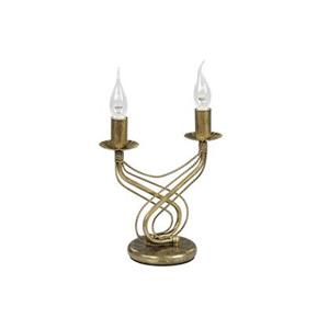 Euluna Tischleuchte Tori in Kerzenhalter-Optik, gold