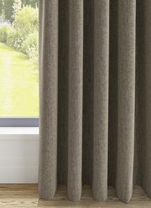 Vadain Orkney gordijn - Bruin met Wave plooi