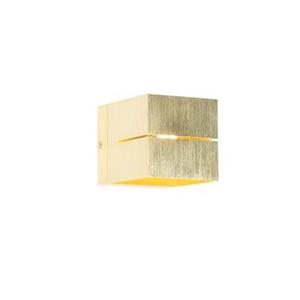 QAZQA Wandlamp transfer - Goud/messing - Modern - L 9.7cm