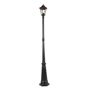 Qazqa - Klassische Außenlaterne schwarz 200 cm IP44 - New Orleans - Schwarz