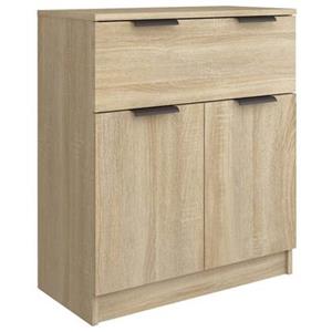 VidaXL Dressoir 60x30x70 cm bewerkt hout sonoma eikenkleurig