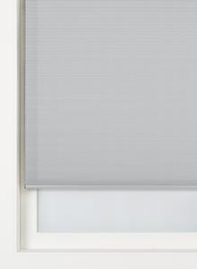 HEMA Plisse Dubbel Structuur Lichtdoorlatend Grijs (grijs)