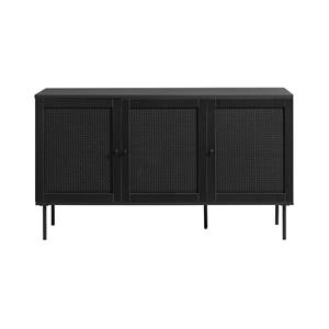 Olivine Jari houten sideboard zwart - 140 x 40 cm