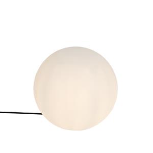 QAZQA Moderne buiten vloerlamp wit 35cm IP65 - Nura