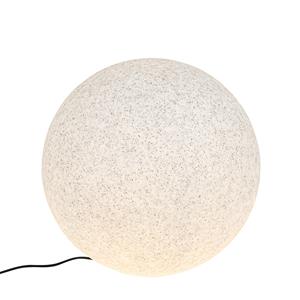 QAZQA Moderne buiten vloerlamp grijs 56cm IP65 - Nura