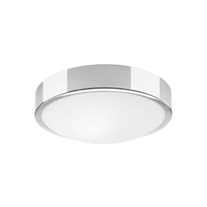 Euluna Plafondlamp Jaris, glas gewelfd, Ø 26 cm, chroom