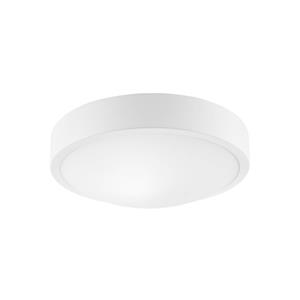 Euluna Plafondlamp Jaris, glas gewelfd, Ø 26 cm, wit