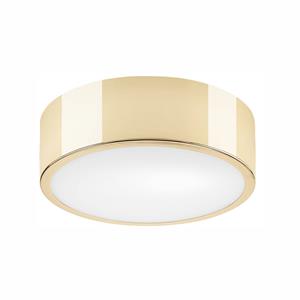 Euluna Plafondlamp Kimban van metaal, Ø 26 cm, goud