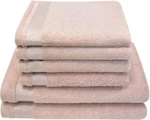 Dyckhoff Handtuch Set Gloss, Walkfrottier, (Set, 6-tlg)