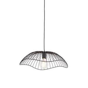 Qazqa - Design Hängelampe schwarz 50 cm - Pua - Schwarz