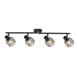searchlightlighting Searchlight Lighting - Meshy 4-Licht-Cage-Bar-Scheinwerfer, schwarz