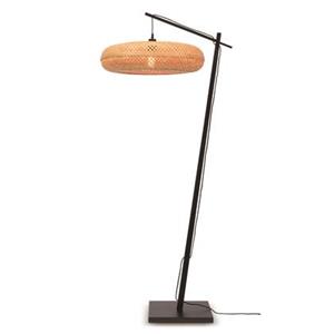 GOOD&MOJO Vloerlamp Palawan - Bamboe Zwart|Naturel - Ã77cm