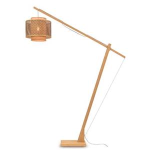 GOOD&MOJO Vloerlamp Bhutan - Bamboe|Zwart - 150x40x207cm