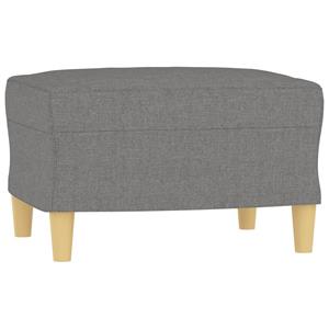 VidaXL Voetenbank 60x50x41 Cm Stof Donkergrijs