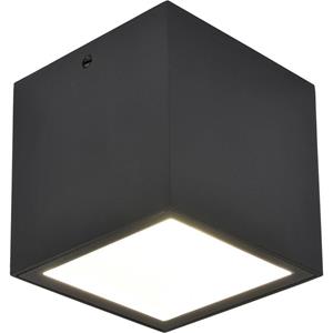 Lutec 6389102012 GEMINI LED-Außendeckenleuchte LED LED 7.00W EEK: E (A - G) Schwarz (matt)