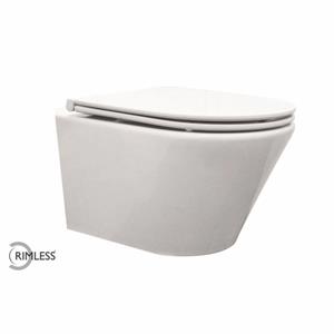 Aqua Splash Wandcloset Vesta Junior Diepspoel Rimfree Wit 