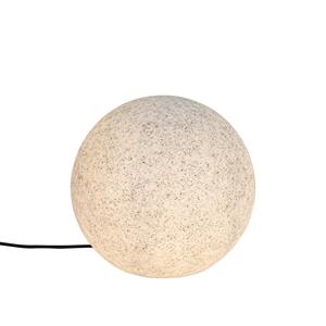 Qazqa Moderne Buitenlamp Grijs 35 Cm Ip65 - Nura