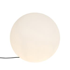 Qazqa Moderne Buitenlamp Wit 56 Cm Ip65 - Nura