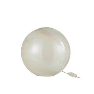 J-Line Lamp Parel Rond Glas Wit Large