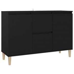 VidaXL Dressoir 103,5x35x70 cm spaanplaat zwart