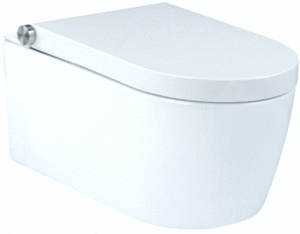 Rapowash Bold douche wc met zitting wit glans