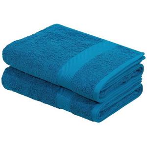 Home affaire Douchelakens EVA Topkwaliteit 550g/m², zacht, handdoekenset van 100% katoen (2 stuks)
