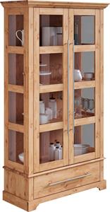 Home affaire Vitrine Meliss, Höhe 169 cm, Kiefer massiv