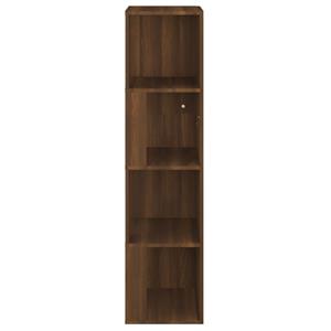 vidaXL Hoekkast 33x33x132 cm bewerkt hout bruin eikenkleur
