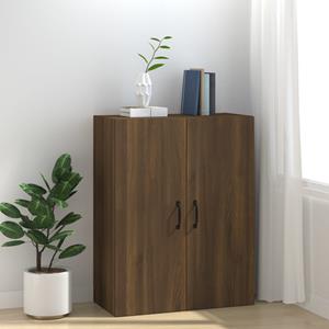 vidaXL Fächerschrank Hängeschrank Braun Eichen-Optik 69,5x34x90 cm Holzwerkstoff (1-St)