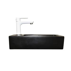 Mueller Mini Apa links fontein 360x180x90 mat zwart