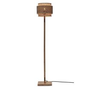 GOOD&MOJO Vloerlamp Bhutan - Bamboe|Zwart - Ã25x130cm