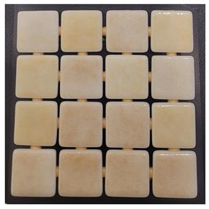 Ezarri Mozaïek  MIX Collection 2.5x2.5 cm Glossy Beige Sand 