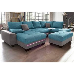 Mr. Couch Wohnlandschaft "Nikita", wahlweise mit Kaltschaum (140kg Belastung/Sitz) und Bluetooth-Sound