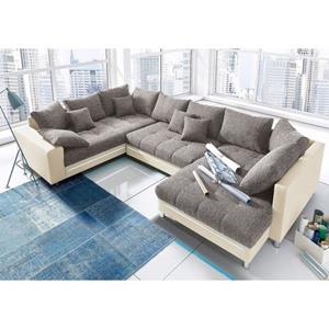 Mr. Couch Wohnlandschaft "Tobi", wahlweise mit Kaltschaum (140kg Belastung/Sitz) und RGB-Beleuchtung