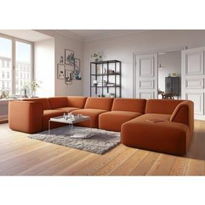 COUCH♥ Wohnlandschaft Fettes Polster, Modulsofa Set, Module einzeln für individuelle Zusammenstellung