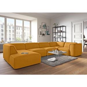 COUCH♥ Wohnlandschaft Fettes Polster, Modulsofa Set, Module einzeln für individuelle Zusammenstellung