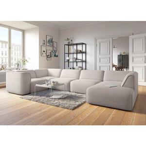 COUCH♥ Wohnlandschaft Fettes Polster, Modulsofa Set, Module einzeln für individuelle Zusammenstellung