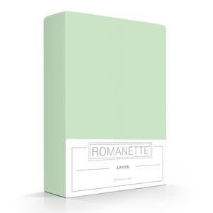 Romanette Laken Katoen Dusty Green-150 x 250 cm